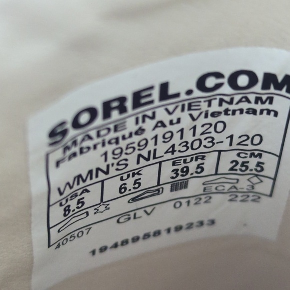 Sorel Women’s Brex Chelsea Boots Natural/Sea Salt - Picture 9 of 11